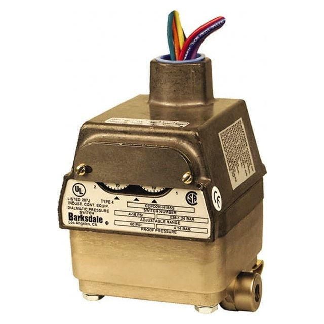 Differential Pressure Switch: 1/8