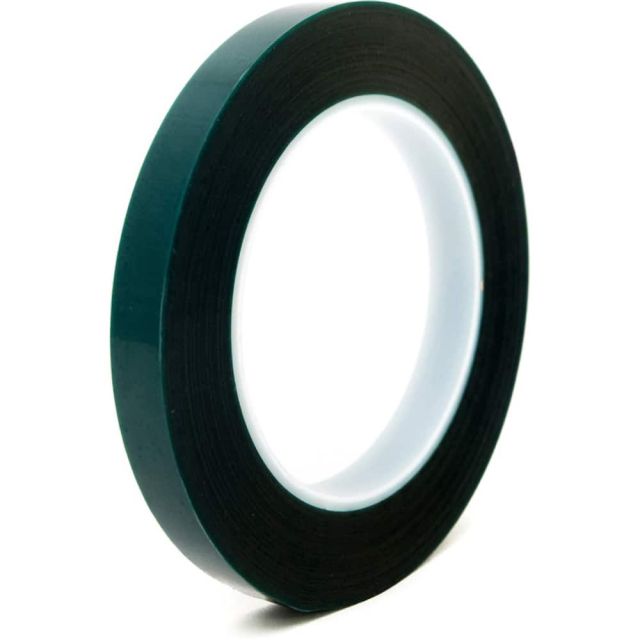 High Temperature Masking Tape: 72 yd Long, 3.5 mil Thick, Green MPN:GPT-1/2