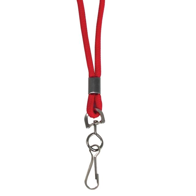 C-Line Standard Lanyards With Swivel Hooks, 36inL, Red, Pack Of 24 (Min Order Qty 3) MPN:CLI89314BN