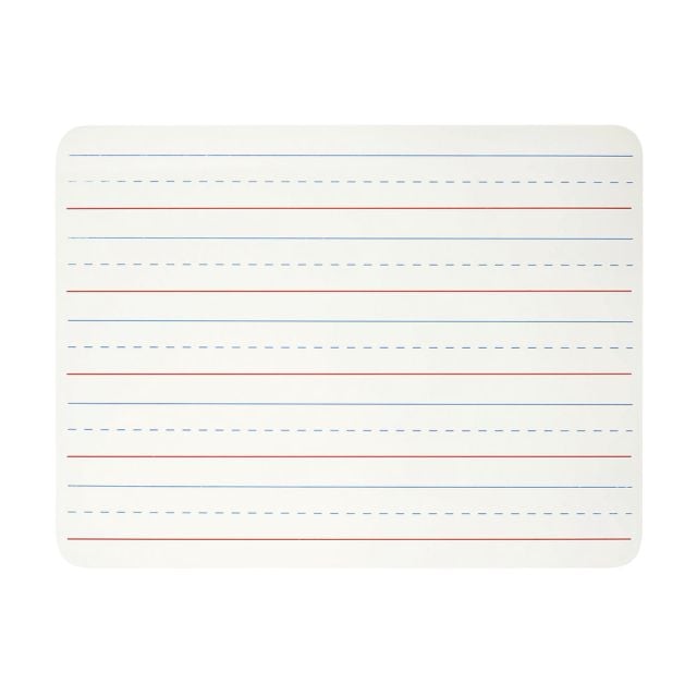 Charles Leonard Dry Erase Lap Board, 1-Sided Lined, 9in X 12in, Pack Of 12 (Min Order Qty 2) MPN:CHL35115BN
