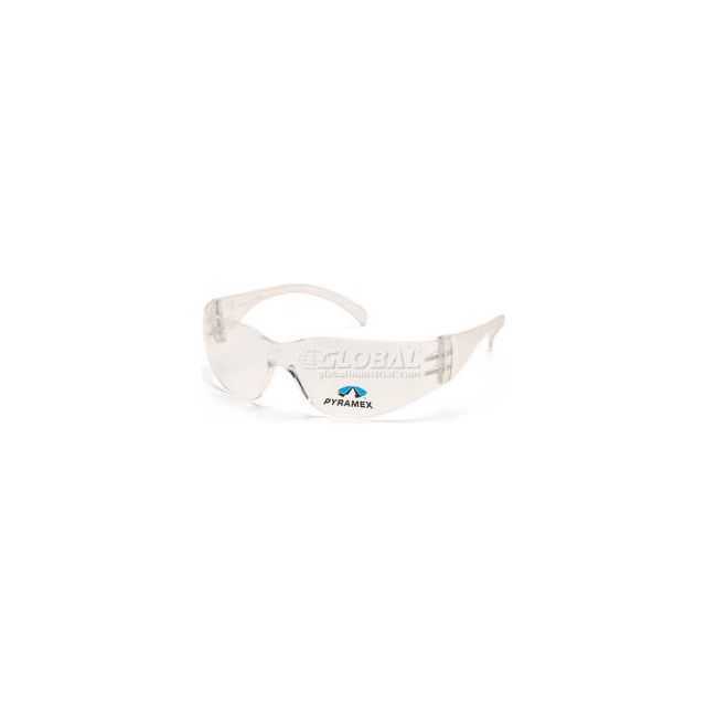 Intruder™ Safety Glasses Clear + 2.5 Lens , Clear Frame
