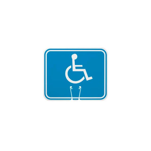 Cone Sign - Handicapped CS13