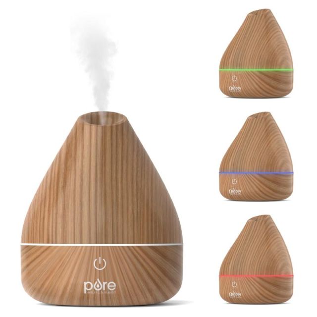 Pure Enrichment PureSpa Natural Aromatherapy Oil Diffuser, 200 mL, Natural (Min Order Qty 2) MPN:PESPAWD-N