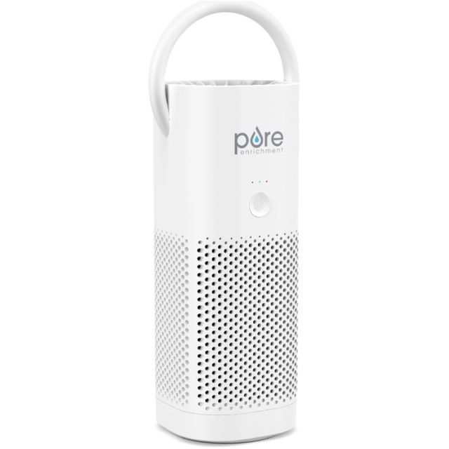Pure Enrichment PureZone HEPA Mini Portable Air Purifier, 54 Sq. Ft. Coverage, White (Min Order Qty 2) MPN:PEPERSAP