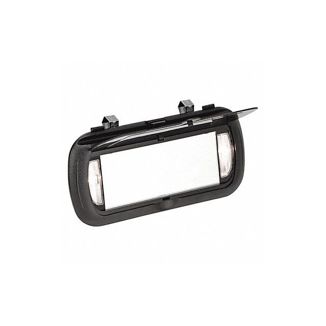 Large Visor Mirror Clip-On/Lighted 00449-8 Vehicle Cleaning
