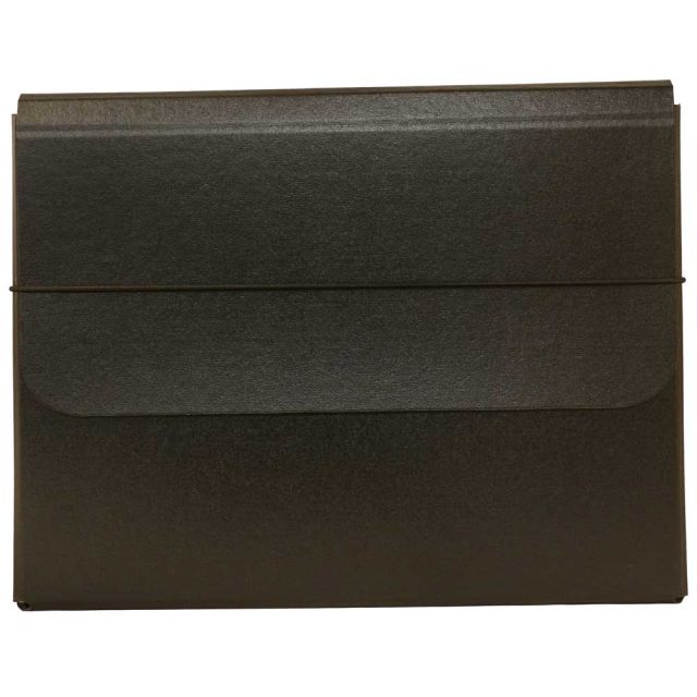 JAM Paper Portfolio Carrying Case With Elastic Band, Black (Min Order Qty 3) MPN:2154512315