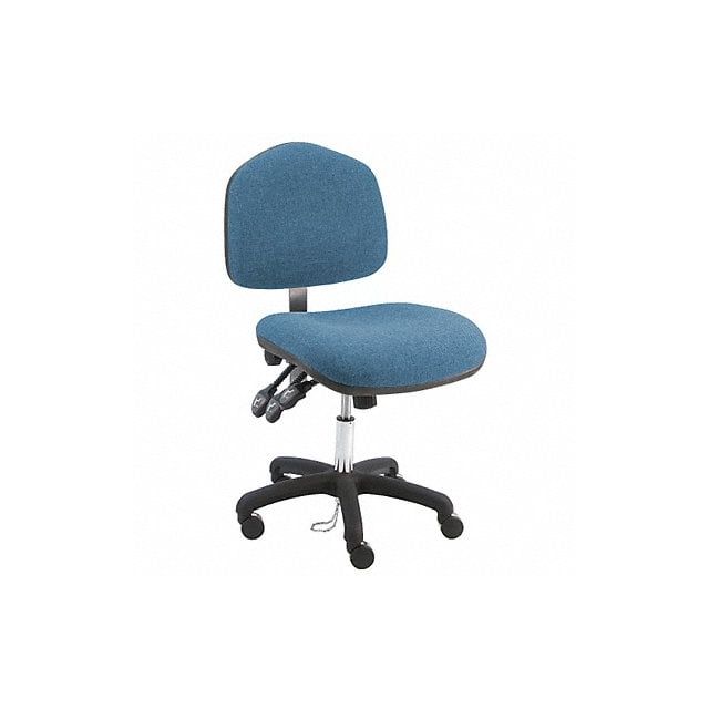 Ergonomic Chair Vinyl Blue MPN:LNS-DCR-TLC-WW-BLUE