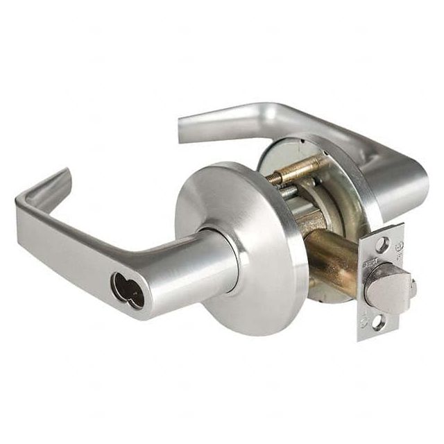 Institution Lever Lockset for 1-3/4 to 2-1/4
