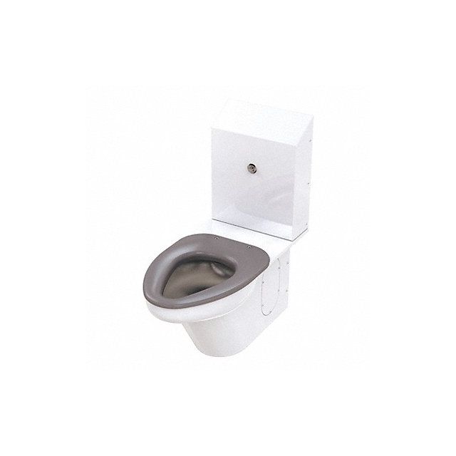 Ligature Resistant Toilet White Top Spud MPN:WH2142-2802-1.6