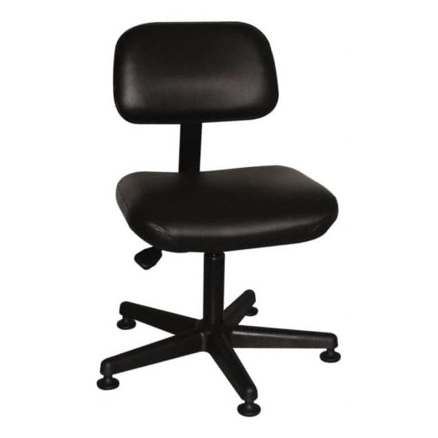 Task Chair: Vinyl, Adjustable Height, 17 to 22