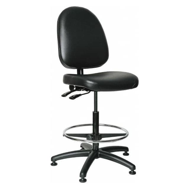 Task Chair: Vinyl, Adjustable Height, 24 to 34