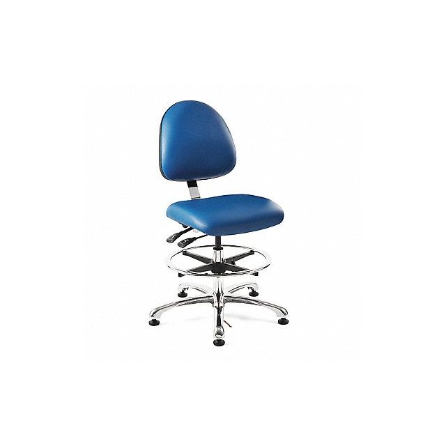 Ergo ESD Task Chair Vinyl Royal Blue MPN:9551M-E-BLV