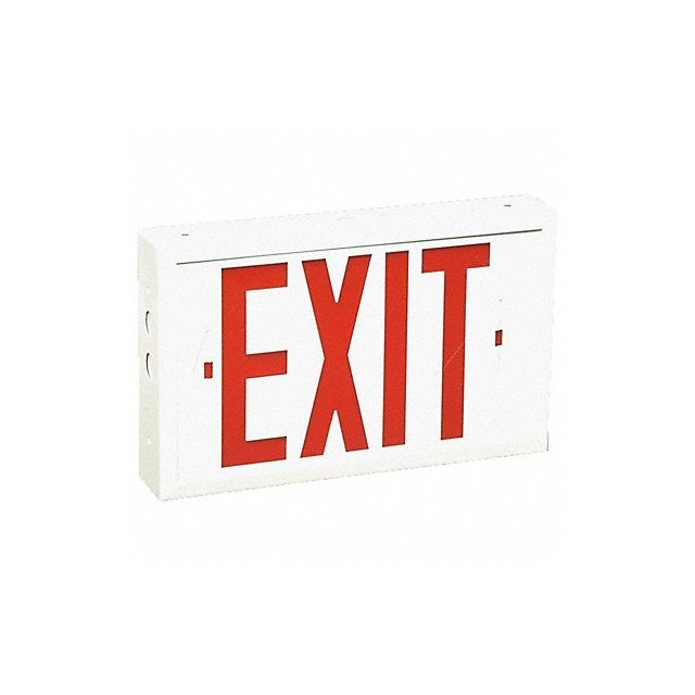 Exit Sign LED Red Letter Color 3 Faces MPN:EVRXL2RWWU