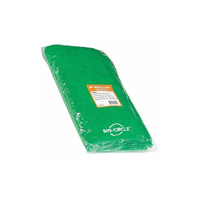 Cleaning Cloth Green Microfiber PK10 MPN:57M001