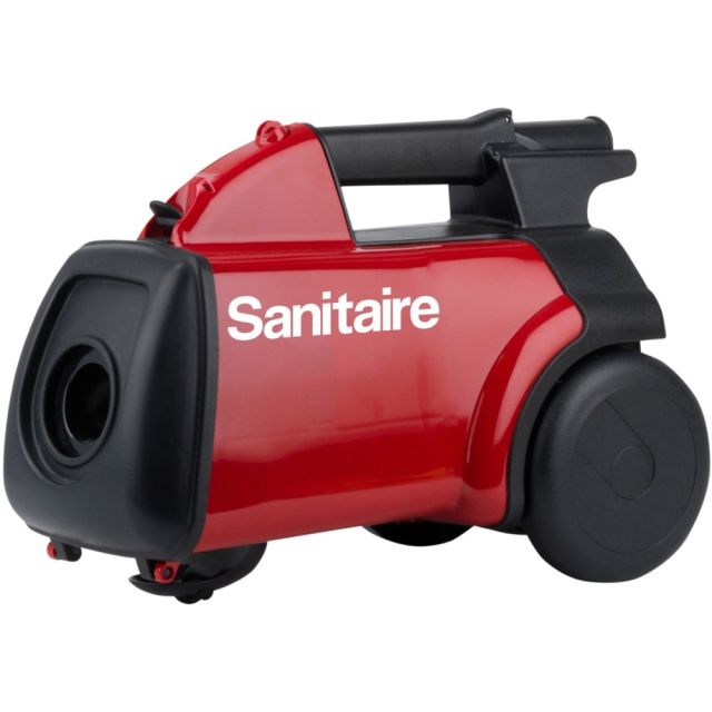 Sanitaire SC3683 Canister Vacuum - Carpet Tool, Floor Tool, Upholstery Tool, Crevice Tool, Dusting Brush - Carpet, Bare Floor - Red MPN:SC3683D