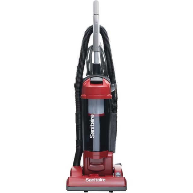 Sanitaire SC5745/5845 Force Upright Vacuum - 3.50 quart - Bagless - Hose, Wand - 13in Cleaning Width - HEPA - 70.6 dB(A) - Black MPN:SC5745D