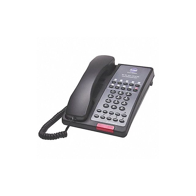 Hospitality Phone Analog Wall/Desk Black MPN:38TSDT10-B