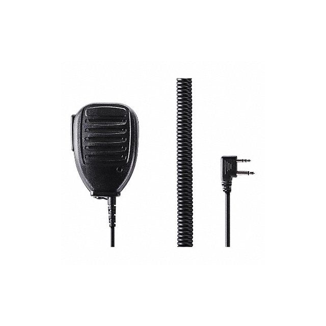 Microphone Shoulder Black Cycoloy Resin BA4 Two-Way Radios
