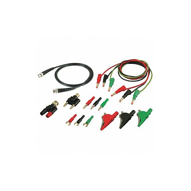 Test Leads Kit Red/Black/Green Silicone MPN:CC545