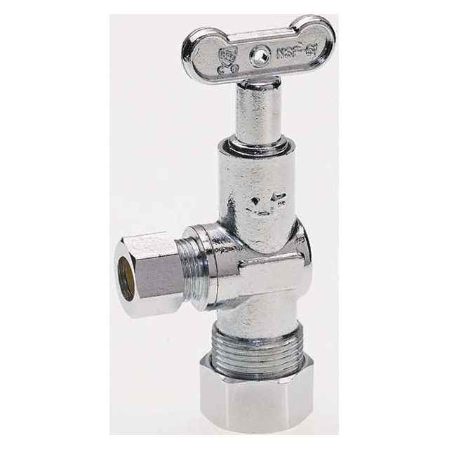 Water Supply Stops, Type: 1/4 Turn Ball Valve Design , Style: Angle , Inlet Type: 190-032LK