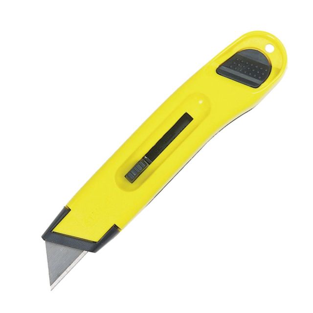 Stanley Bostich Plastic Retractable Utility Knife, 6in Blade , Yellow (Min Order Qty 12) MPN:10-065
