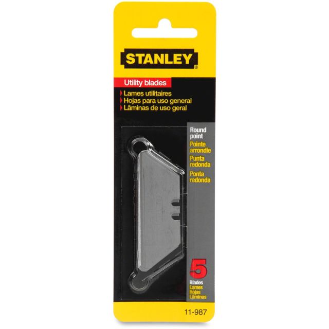 Stanley Self-Retracting Utility Knife Refill Blades, Pack Of 5 (Min Order Qty 26) MPN:11-987