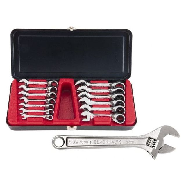 Adjustable Wrench Set: 14 Pc, Metric 8850594/3380404 Tools
