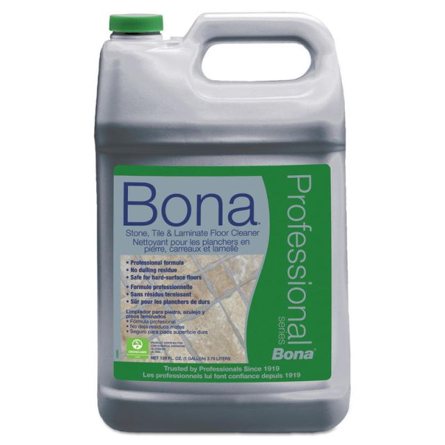 Bona Stone, Tile And Laminate Floor Cleaner Refill, Fresh Scent, 128 Oz Bottle (Min Order Qty 2) MPN:WM700018175