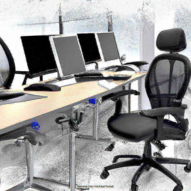 Office Chair 275 lb Fixed B9471-BK Art & Drafting Tables
