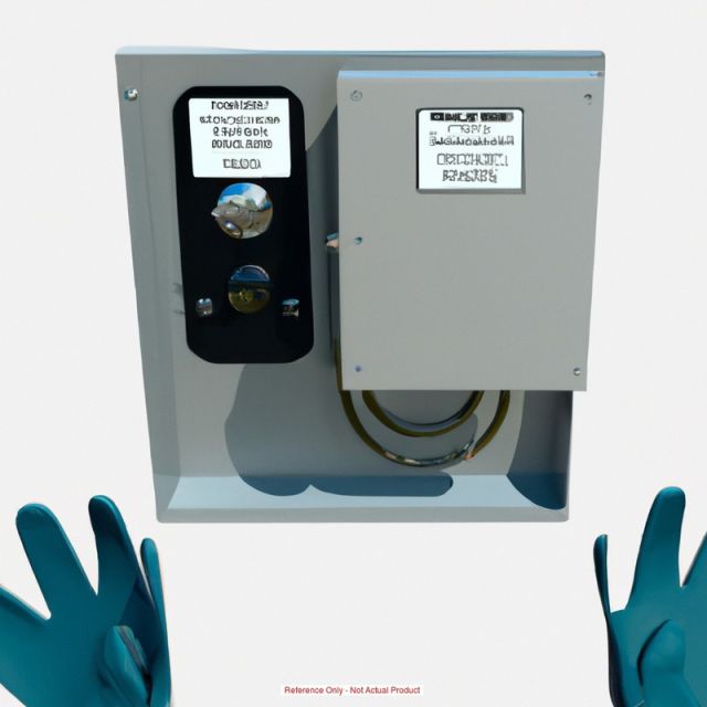 Glove Dispenser Metal Black Divided MPN:GL002-0420