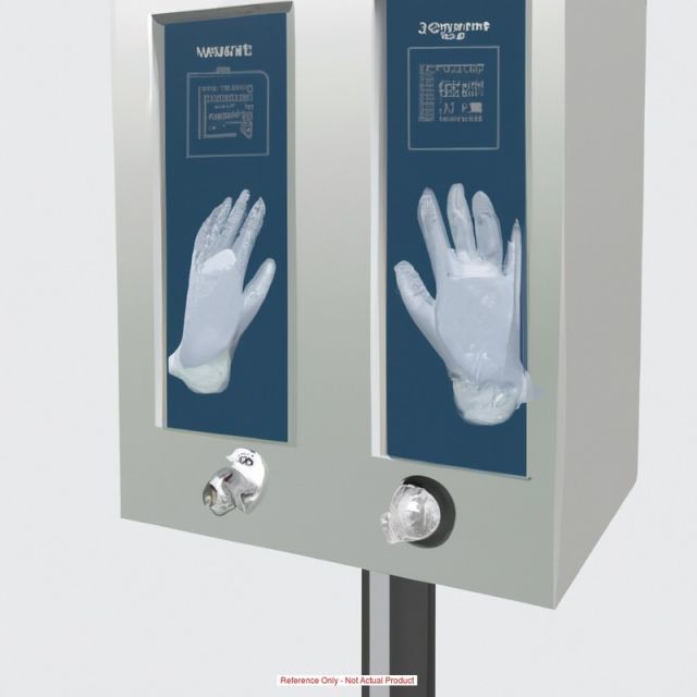 Glove Dispenser Metal Black Single MPN:GL008-0420