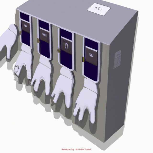 Glove Dispenser Metal Black Triple MPN:GL038-0420