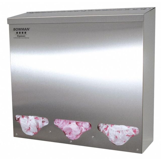 Bulk Dispenser 3 Compartments Silver MPN:BK313-0300