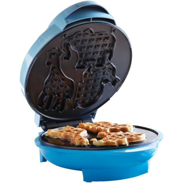Brentwood Animal Shape Waffle Maker, Blue (Min Order Qty 3) MPN:TS-253