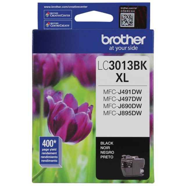 Brother LC3013 High-Yield Black Ink Cartridge, LC3013BKS (Min Order Qty 3) MPN:LC3013BKS