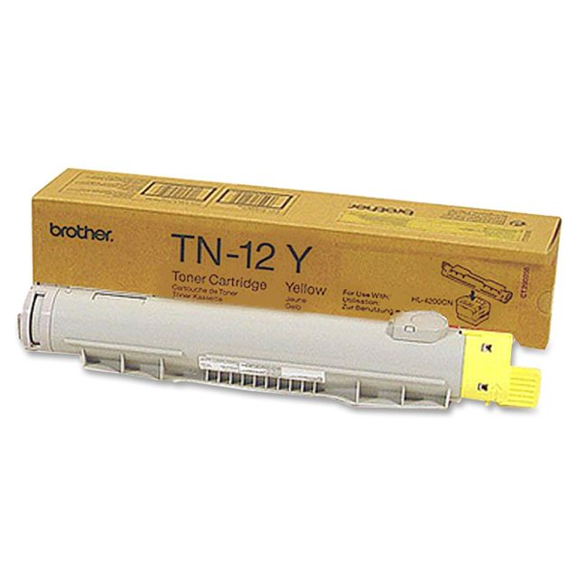 Brother TN-12 Yellow Toner Cartridge, TN-12Y MPN:TN12Y