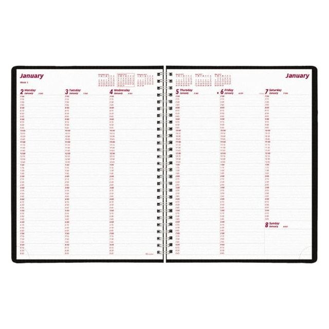 Weekly Planner: 26 Sheets, Planner Ruled MPN:REDCB950VBLK