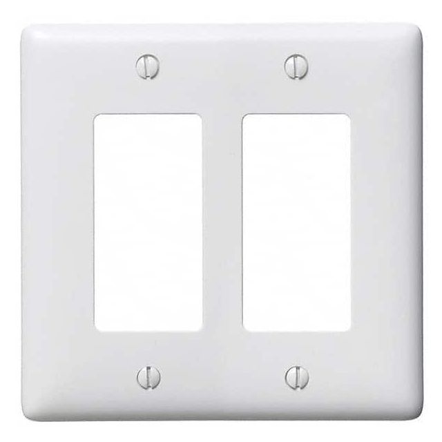 Wall Plates, Wall Plate Type: Outlet Wall Plates , Color: White , Wall Plate Configuration: GFCI/Surge Receptacle , Material: Thermoplastic , Shape: Rectangle  MPN:P262W