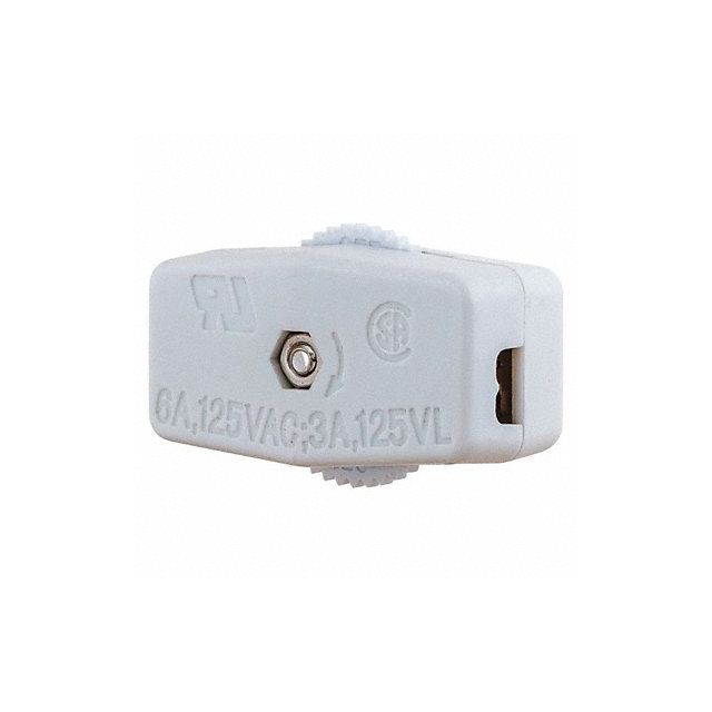 Inline Rotary Switch White On/Off Switch MPN:RS100W