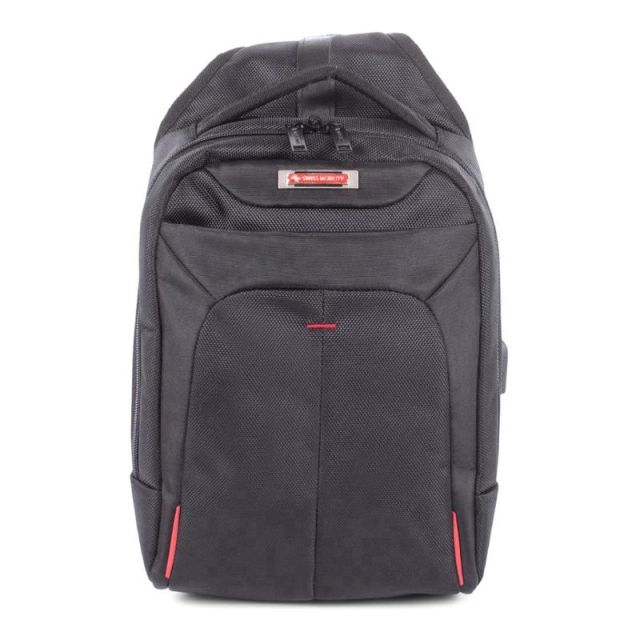 Swiss Mobility Purpose Sling Backpack With 10in Tablet Pocket, Black MPN:SLN1086SMBK