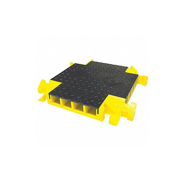 Cable Protector 4-Way 4 Channels 2 ft. MPN:BB4X-300GM-B/Y