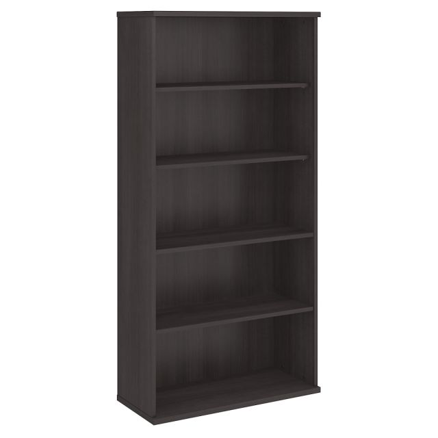 Bush Business Furniture Studio C 5 Shelf Bookcase, Storm Gray, Standard Delivery MPN:SCB136SG