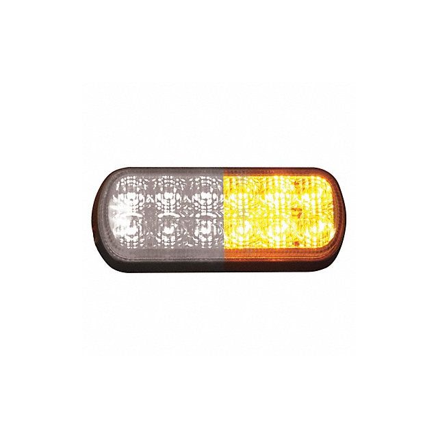 Strobe Light Ambr/Clear LED Rctnglr 5.5 MPN:8891602