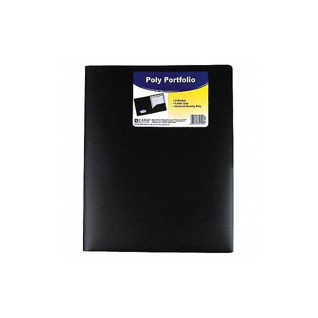 Poly Portfolio Folder Black PK25 MPN:33951