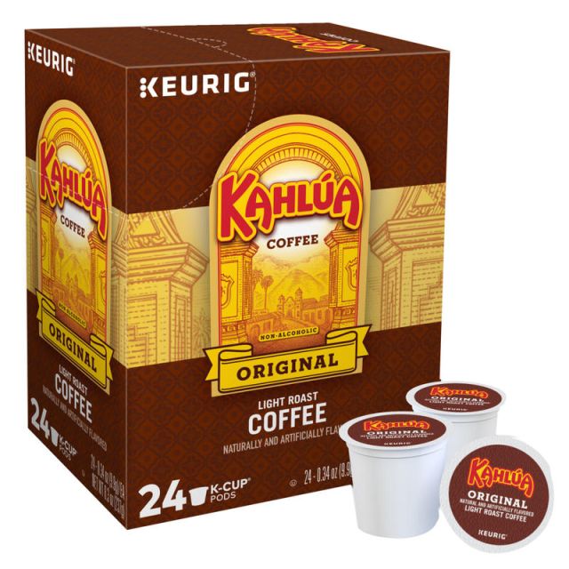 Kahlua Single-Serve Coffee K-Cup Pods, Arabica, Carton Of 24 (Min Order Qty 3) MPN:PB4141