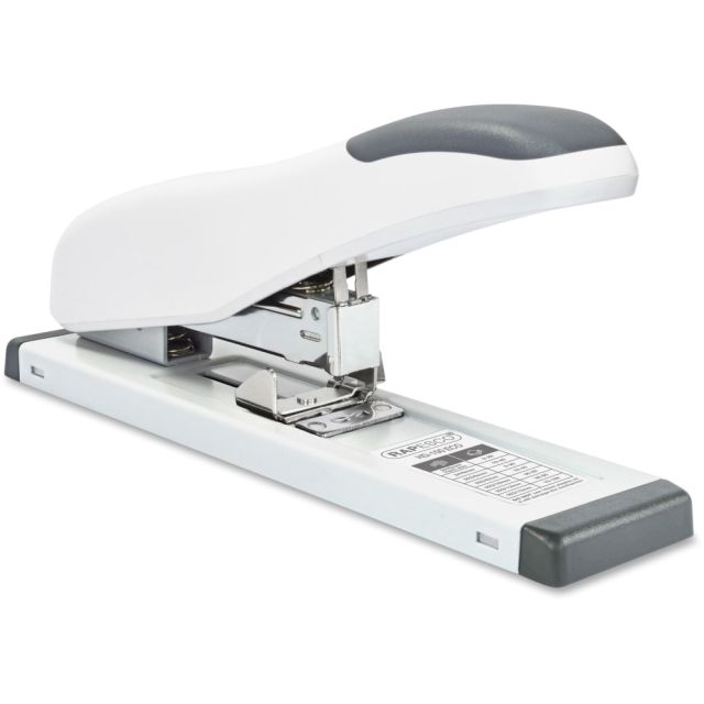 Rapesco HD-100 ECO Heavy Duty Stapler - 100 Sheets Capacity - Made from Recycled Material - Full Strip - 24/8mm, 24/6mm, 923/6-13mm Staple Size - White 1386