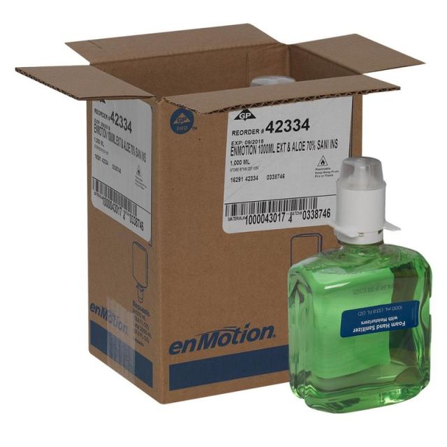 enMotion by GP PRO Gen2 Moisturizing Foam Hand Sanitizer Dispenser Refill, 1,000 ml, Case Of 2 MPN:42334