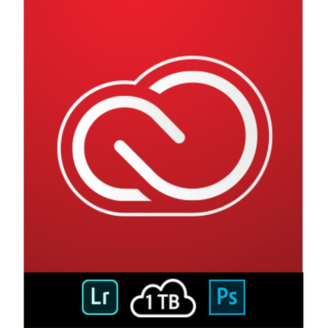 Adobe Creative Cloud Photography Plan w/ 1TB, 1-Year Subscription, Download