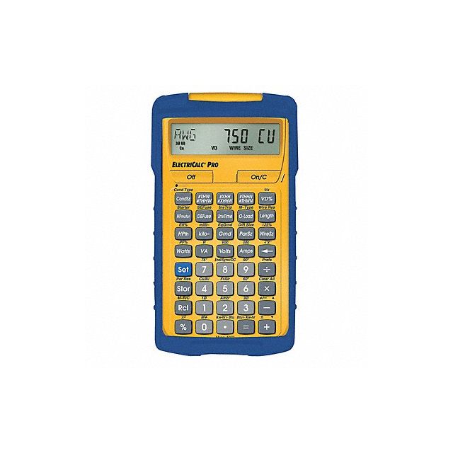 Electrical Calculator 8-1/4 x 6 In LCD MPN:5070