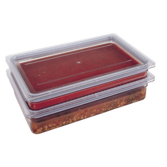 Cambro 1/3 Size Camwear Grip Food Pan Cover, Clear (Min Order Qty 3) MPN:30CWGL135